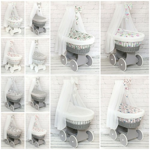 Luxury wicker moses basket - luxury,