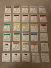 Franklin Mint Monopoly Collectors Edition Replacement Deluxe Title Deed Cards
