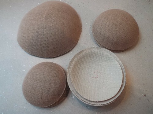 One fabric doll - head, pate