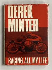 Derek Minter Racing All My Life Book Classic Motorcycle Racing 1965 1st Edition