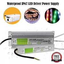 Waterproof LED Driver Power Supply Transformer DC12V/24V IP67 for LED Strip 240V