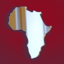 Africa Map Acrylic Mirror