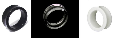 Pair acrylic flared - pair,