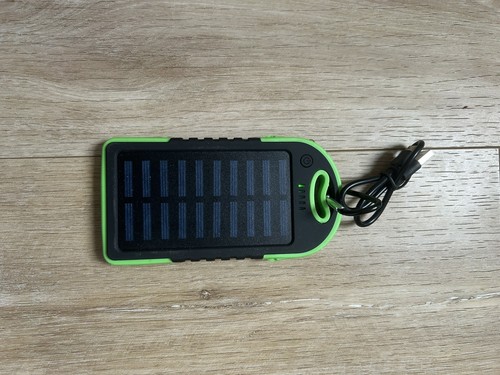 Solar powered portable charger