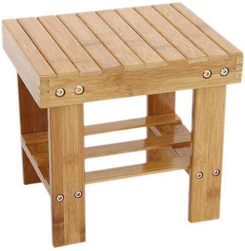 Bamboo small step stool - small,