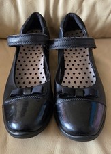 M&S Girls Black School Shoes