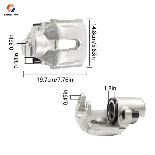 Brake front for bmw - 2x, 00-06