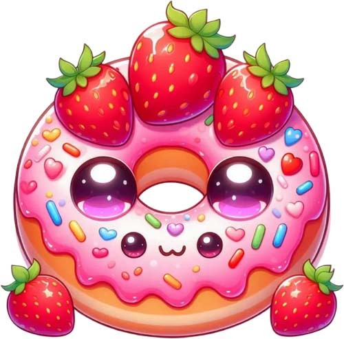 Valentine day donut wall - valentine's,