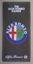 ALFA ROMEO RANGE orig 1982 UK