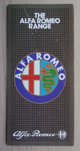 Alfa romeo range orig 1982 - alfa,