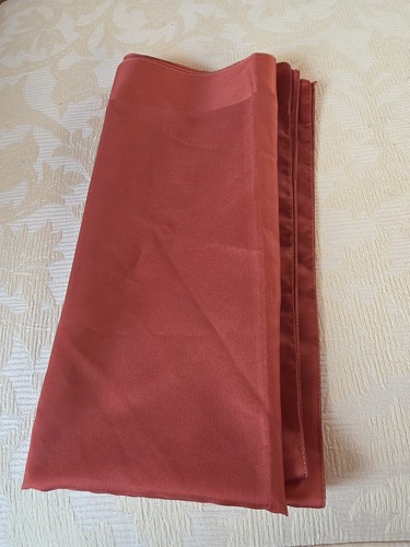 Vintage rust red pure silk - vintage,