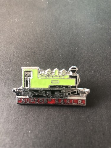 Enamel railway engine - railway,