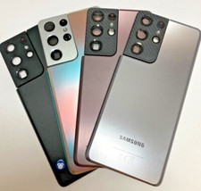 Genuine Samsung S21 ULTRA 5G G998B Rear Back Glass Battery Cover Camera Lens