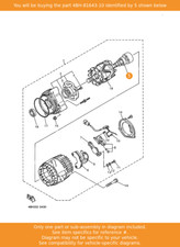 YAMAHA Bearing, 4BH-81643-10