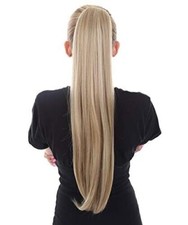 Blonde Clip-on Ponytail-