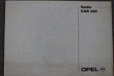 Opel Radio Car 400 Owners