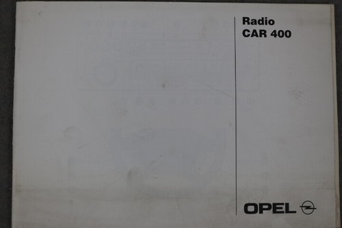 Opel radio car 400 owners - radio,