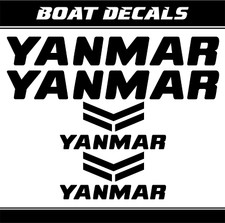Yanmar decals motorboat 32"