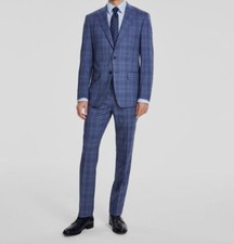 Calvin Klein Men's Blue Plaid