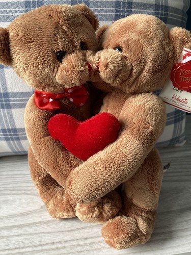 Two valentines teddy bears - valentines,