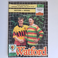 WATFORD V. ARSENAL - 7.8.91 -