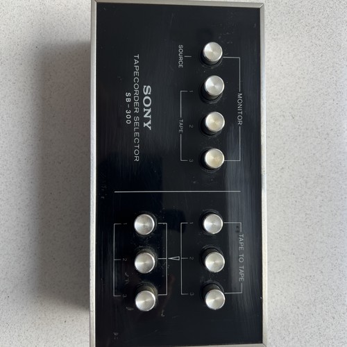 Sony tape recorder selector - sony,
