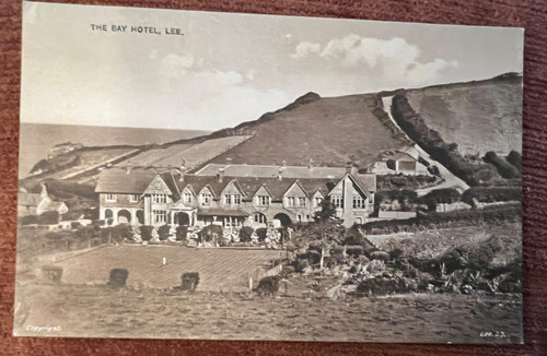 Antique postcard lee devon - antique,