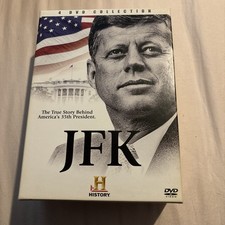 JFK the True Story UK 4 DVD Box Set by History Channel Region 2 Exc Condition