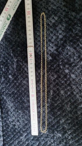 9ct gold belcher chain - gold,