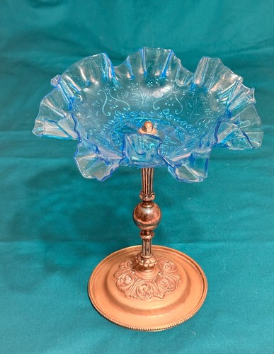 Victorian brides basket blue - victorian,