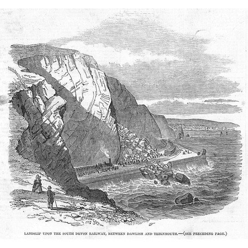 Landslip south devon - on,