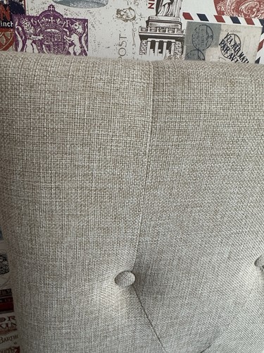 Kingsize headboard hessian - headboard, –