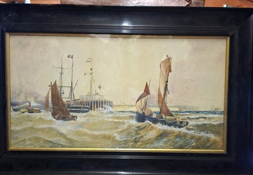 Antique original watercolour - antique,