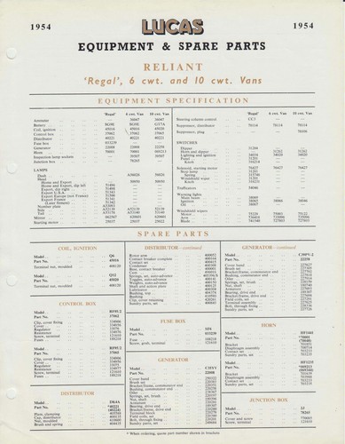 Reliant regal 10 cwt - &, van