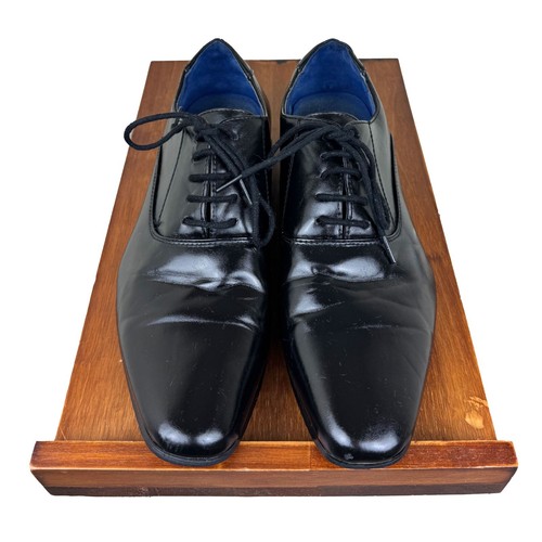 Black oxford shoes lace - black,