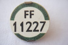 PSV FF 11227 Bus Conductors Badge Public Service Vehicle Eastern Region