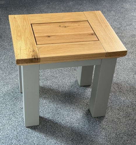 Solid oak painted table 40cm - solid, x