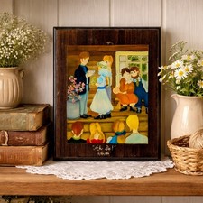 Whimsical VTG Folk Art