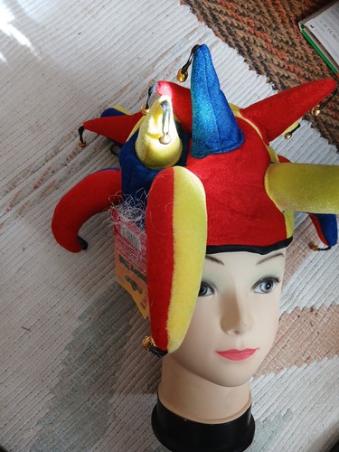 Jester clown hat - clown, bells