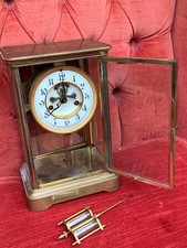 American GONG-STRIKING CARRIAGE CLOCK, MANTEL CLOCK