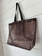 A Glam Chocolate Brown Mesh