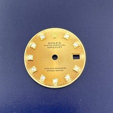 Genuine Rolex Datejust 26mm Lady 69173 Dial Factory Diamond Dial Gold Champagne