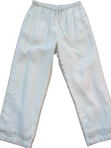 Orvis white 100 linen - white, pull-on