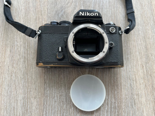 Old vintage nikon camera body - vintage,