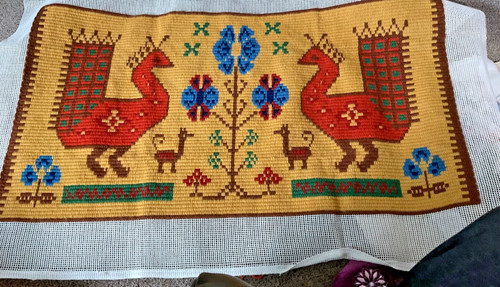 Vintage very large completed - large,