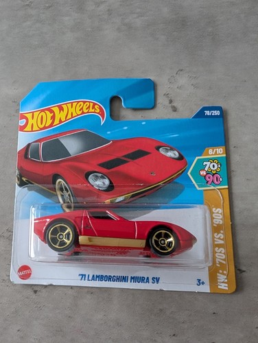 Hot wheels lamborghini miura - hot,