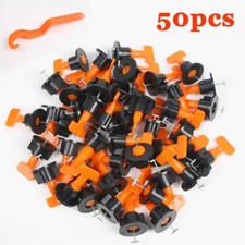 50/1000pcs Tile Leveling System Kit Reusable Tile Spacer Wall Floor Clips Tools