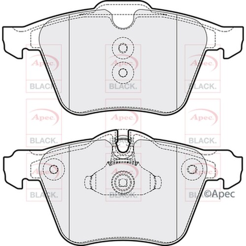 Brake pads set - for, jaguar