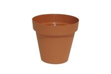 46cm Cascade Pot with Wheels Terracotta Large Plastic Planter Indoor Outdoor