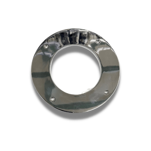 Chrome trim ring 5 flue - trim, 4.5"